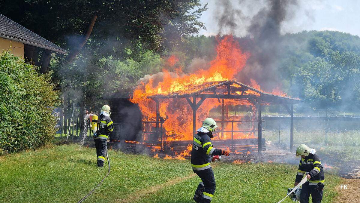 Die Ursache für den Brand ist noch ungeklärt