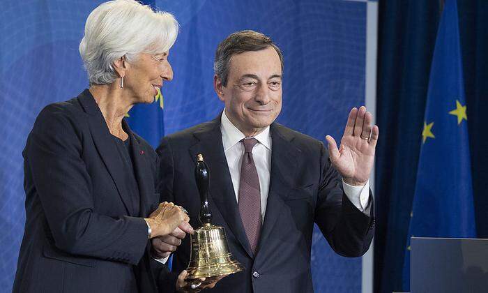 Auf Mario Draghi folgt mit November Christine Lagarde als neue EZB-Chefin