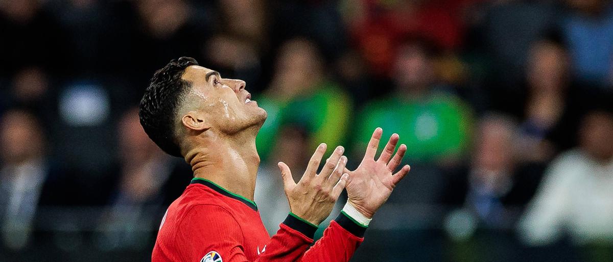 Cristiano Ronaldo bei seinem letzten Turnier im Trikot von Portugal. | Cristiano Ronaldo bei seinem letzten Turnier im Trikot von Portugal.