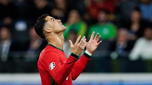 Cristiano Ronaldo bei seinem letzten Turnier im Trikot von Portugal. | Cristiano Ronaldo bei seinem letzten Turnier im Trikot von Portugal.