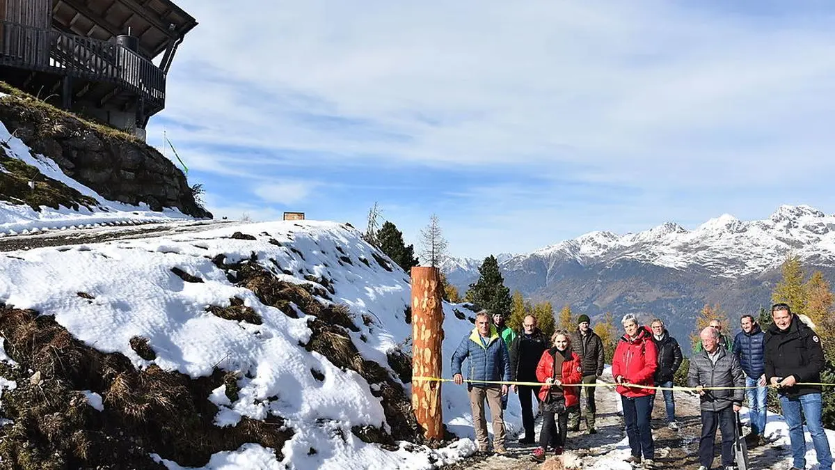 Die längste Rodelbahn Tirols wurde bei der Hochsteinhütte gestern eröffnet 