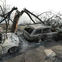 In der Region Omiš hinterließ die Feuerbrunst eine Spur der Verwüstung