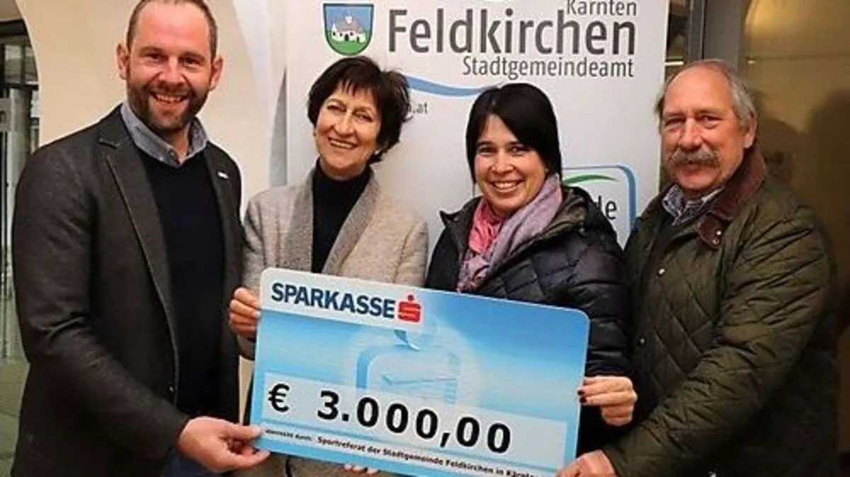 Herwig Tiffner, Renate Dielacher, Christiane Huber und Robert Schurian (von links)