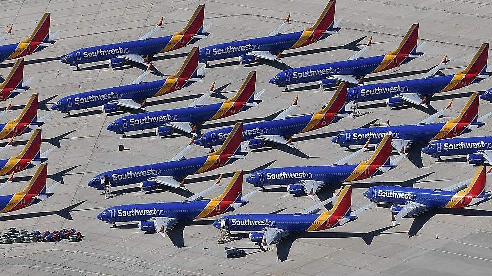 Die 737 MAX der Southwest bleiben vorerst am Boden