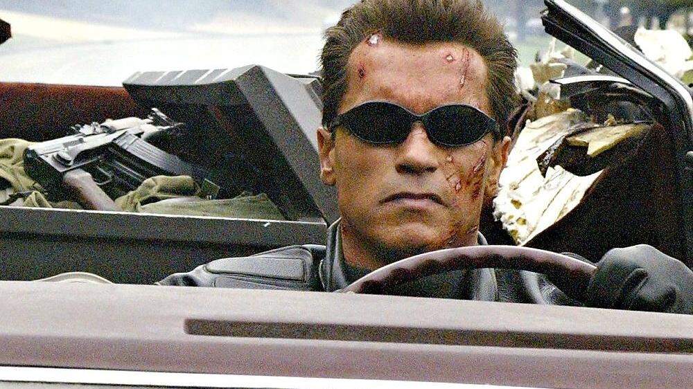 Arnold Schwarzenegger in action