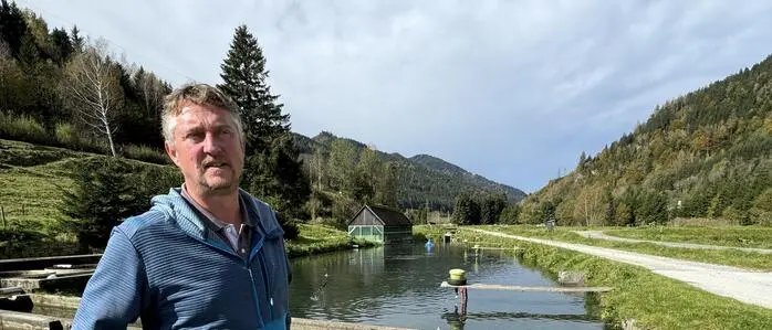 Bereits 2024 litt die Fischzucht unter verheerenden Unwettern. Die Becken mussten saniert werden