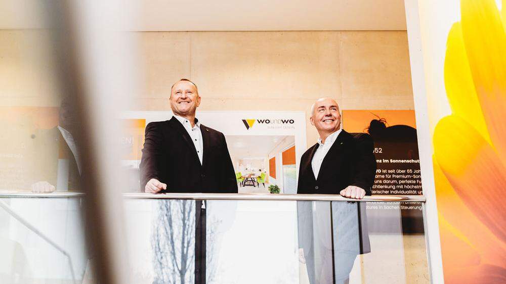Die WOUNDWO-Geschäftsführer Wolfgang Kuss und Alexander Foki investieren kräftig in den Standort Gabersdorf