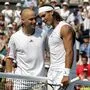 Andre Agassi (links) und Rafael Nadal