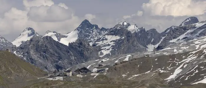 Sommerskigebiet am Stilfser Joch in Südtirol