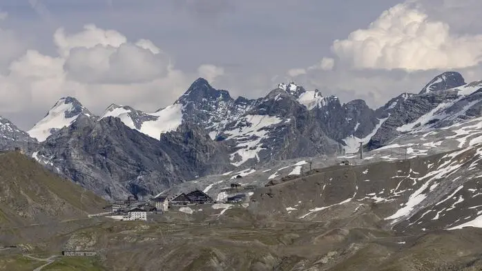 Sommerskigebiet am Stilfser Joch in Südtirol
