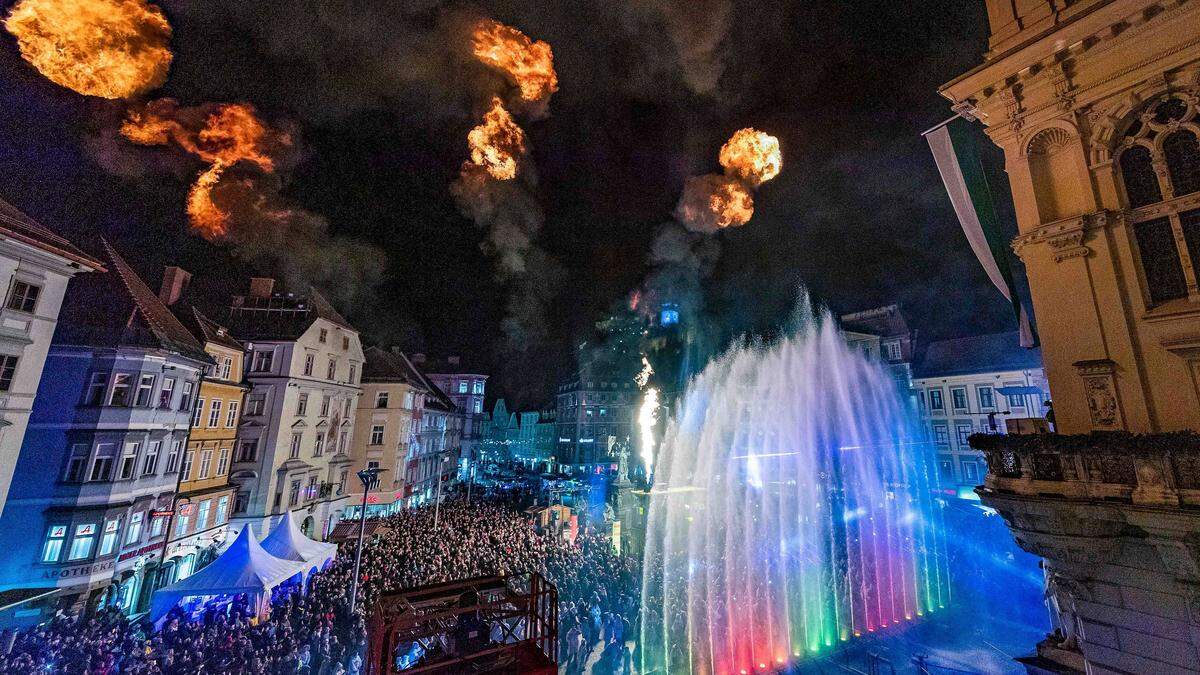 Auch heuer will man auf dem Grazer Hauptplatz ein &quot;Silvesterspektakel&quot; bieten