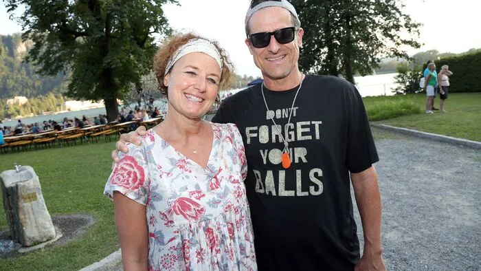 Der ehemalige Tennisprofi Alex Antonitsch und Gattin Karin ließen sich das Seeuferfest nicht entgehen