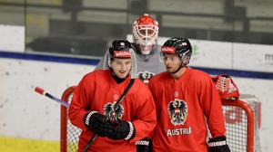 Marco Kasper und David Maier beim Training 