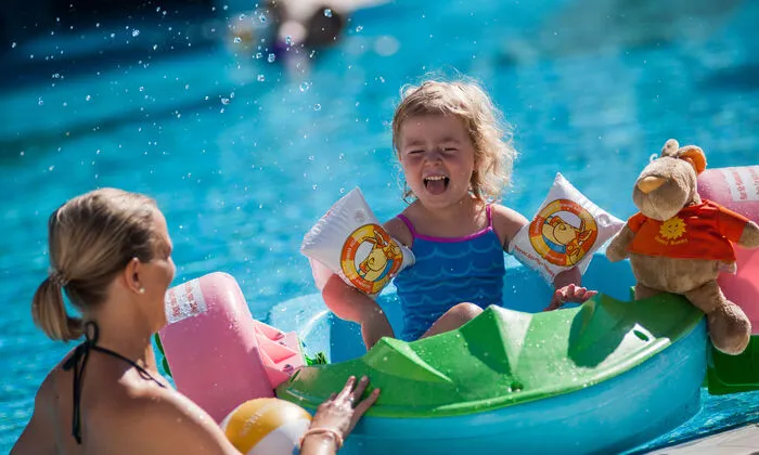 Gerade für die kleinsten Bade­gäste wird viel geboten 