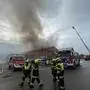 100 Feuerwehrleute waren bei dem Großbrand im Einsatz