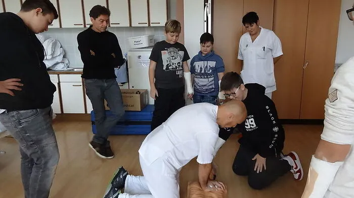 Erste Hilfe stand auf dem Programm