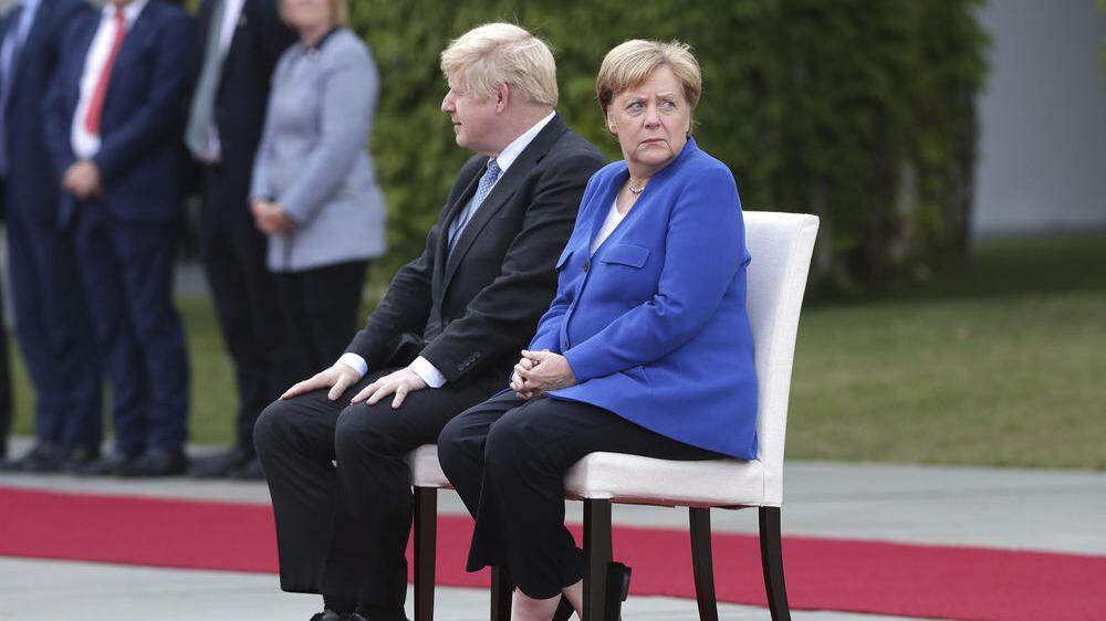 Johnson und Merkel 