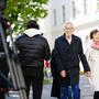 Bundespräsident Alexander Van der Bellen und Doris Schmidauer bei der Stimmabgabe 