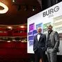  Intendant Stefan Bachmann (l.) und Dramaturg Thomas Jonigk bei der Pressekonferenz des Burgtheaters anlässlich der Programmpräsentation