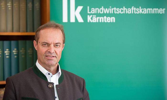 Johann Mößler, Präsident der Landwirtschaftskammer Kärnten, fordert deutliche Preissteigerungen für die Waldbauern 