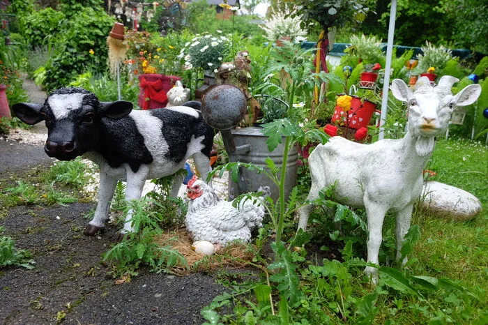 Die neueste Gartendekoration hat Zrim zum Muttertag bekommen.