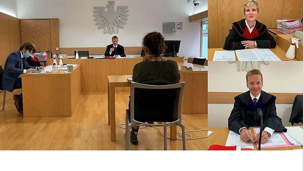 Staatsanwältin Viktoria Steinecker und Richter Robert Schwarzl bei der gestrigen Verhandlung gegen eine 34-Jährige am Landesgericht Leoben