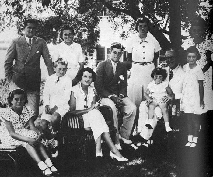 Die Familie von Joseph und Rose Kennedy 1934 