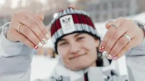 Freestylerin Lara Wolf hat sich etwas einfallen lassen