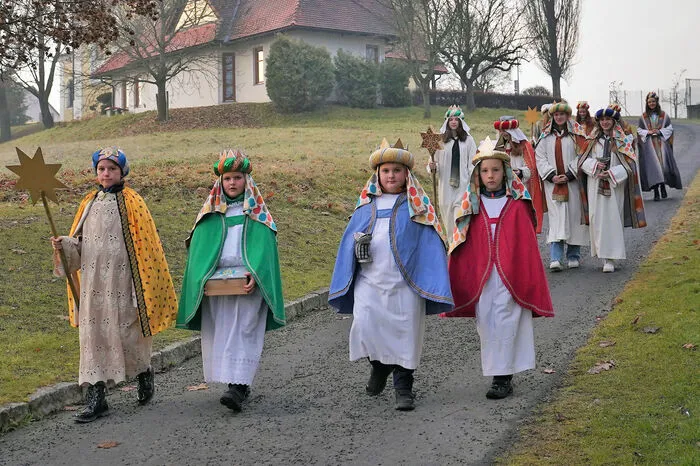 Mit Begeisterung machten sich auch  die Sternsinger von Eichkögl auf den Weg.