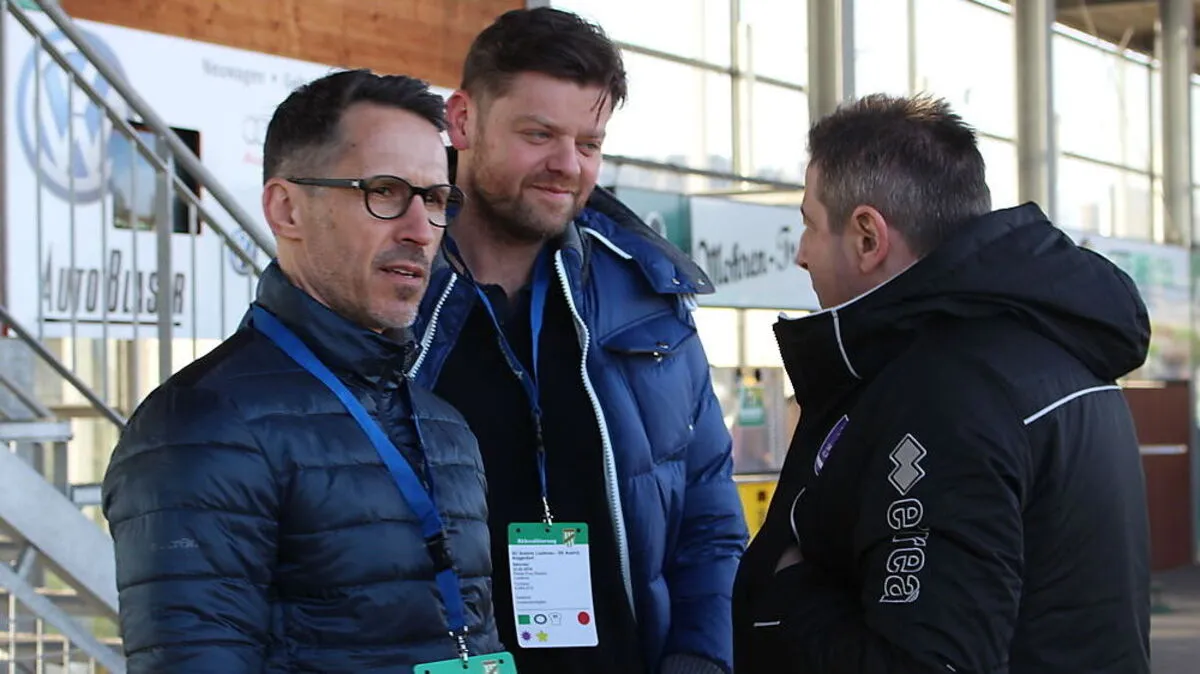 Waren in Lustenau mit dabei v.l. Thomas Eichin, Tomislav Karajica, Sascha Gulevski