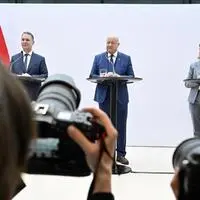 ÖVP, SPÖ und Neos haben ein Regierungsprogramm vorgestellt