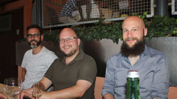 Am Fuße des Stiftes St. Paul trafen sich auch einige Geistliche des Benediktinerordens für einen gemütlichen Abend mit Speis und Trank.