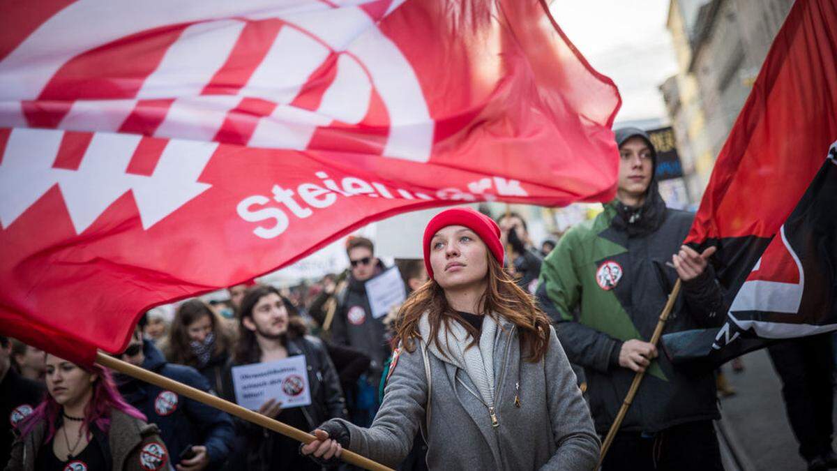 Der Demo-Zug ging vom Griesplatz durch die Innenstadt