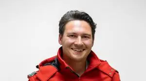 24.02.2025, Schladming, Steiermark, Österreich (Austria): Mitgliederversammlung Rotes Kreuz Ortsstelle Schladming - im Bild der neue Ortsstellenleiter Rene´ Eduard Perhab. 
Fotocredit: Martin Huber