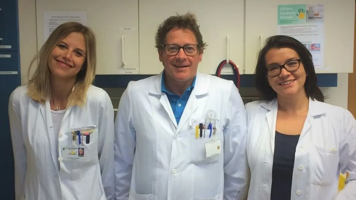 Schulterteam: Stefanie Djahani, Axel Prodinger und Petra Retussnig