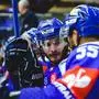 VILLACH,AUSTRIA,11.SEP.22 - ICE HOCKEY - CHL, Champions Hockey League, Villlacher SV vs KS Cracovia. Image shows Alexander Rauchenwald and Robert Sabolic (VSV).
Photo: GEPA pictures/ Daniel Goetzhaber