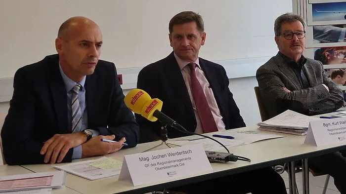 Präsentierten die Projekte: Werderitsch, Wallner und Krusche