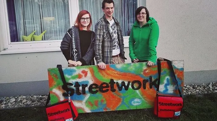 Julia, Günter und Franziska (von links) bilden das aktuelle Streetwork-Team Voitsberg
