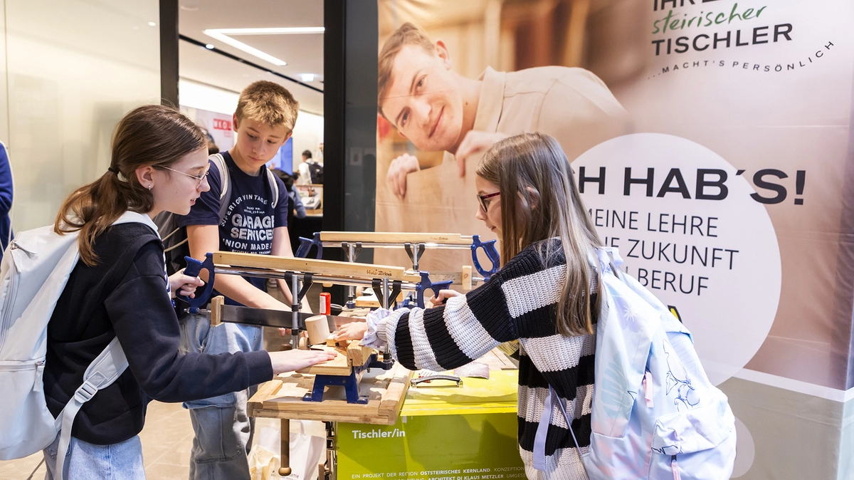 Bei den Skills Activity Days konnten sich Schülerinnen und Schüler an Berufen versuchen