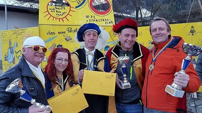 Richard Hofer, Tatjana Rabitsch, Erich Weiß, Günter Brunner und Helmut Gruber