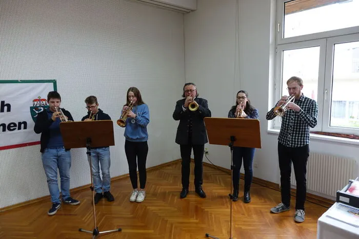 ... eine Abordnung der Musikschule Köflach.