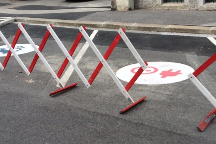 . . . Realität. In der Theodor-Körner-Straße laufen gerade die letzten Arbeiten.