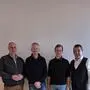 FPÖ-Vizebürgermeister Kurt Berger, die beiden Ärzte Philipp Sulzbacher und Thomas Schaffler und ÖVP-Bürgermeister Herbert Hansmann