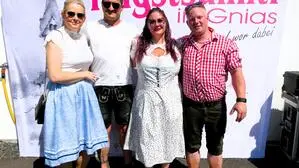 Beim Pfingstsunnti in Gnias wurde ordentlich gefeiert