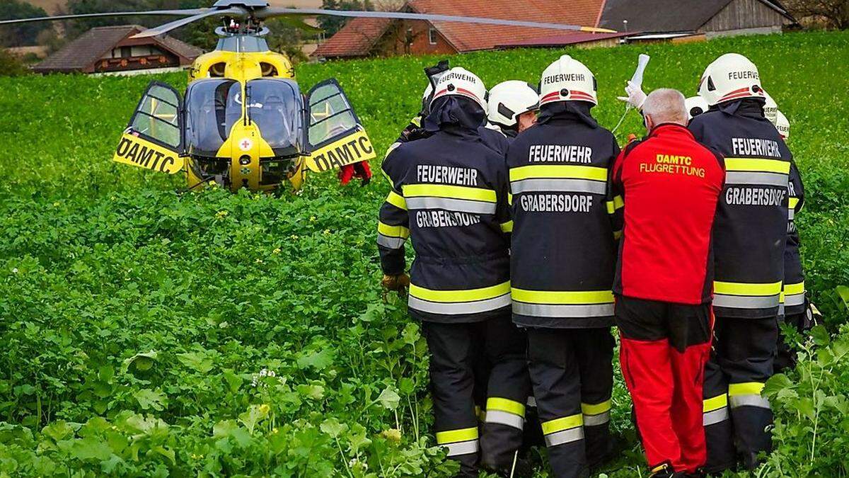 Am Sonntag verletzte sich ein 22-Jähriger in Gnas schwer