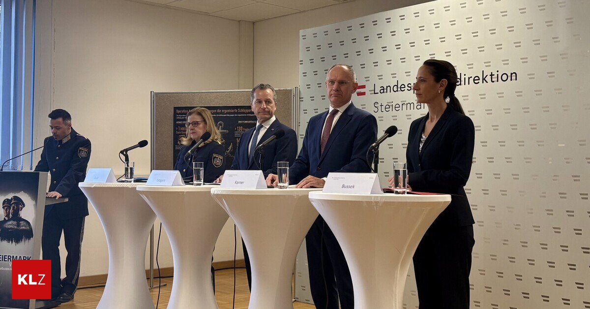 Styrian police dealt a huge blow to the people smuggling mafia