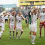 Der WAC jubelt über das 3:0 bei der Admira