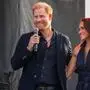 Prinz Harry mit seiner Frau Meghan