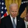 TOPSHOT - US President Joe Biden speaks during a Medal of Honor Ceremony in the East Room of the White House in Washington, DC, on July 3, 2024. (Photo by Jim WATSON / AFP)