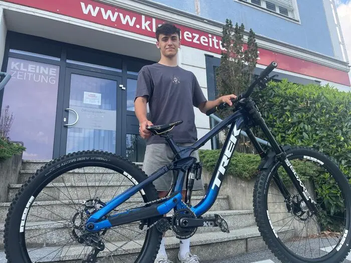 Der 18-Jährige arbeitet als Fahrradmechatroniker bei Sport 2000 in Gleisdorf